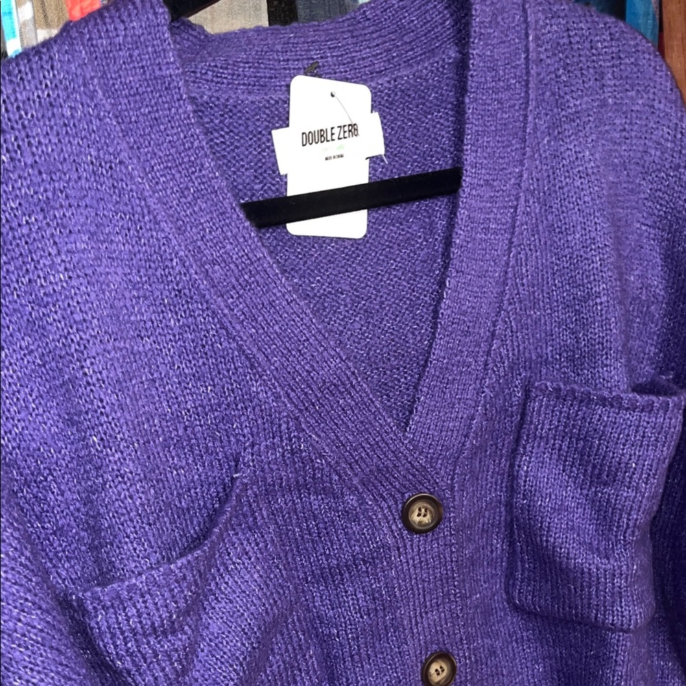Double Zero Cropped Cardigan